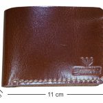 Premium Quality Handmade Genuine crazy Horse Leather Brown Bi-Fold Wallet