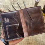 Luxury Handmade Genuine Leather Pasport Cover Chocolate Brown