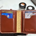 Premium Quality Handmade Genuine Leather Vertical Card Holder Brown