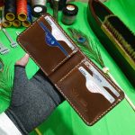 Luxury Handcrafted Genuine Leather Bi-Fold Wallet Brown,Chocolate Brown