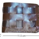 Luxury Handcrafted Genuine Leather Bi-Fold Wallet Brown,Chocolate Brown