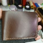 Premium Quality Handmade Genuine crazy Horse Leather Chocolate Brown Bi-Fold Wallet